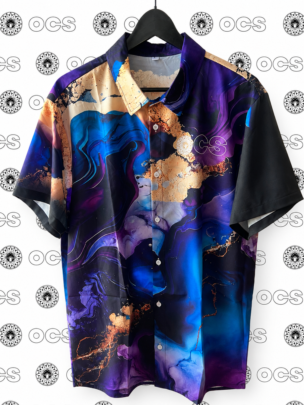 Purple Rain Button Up